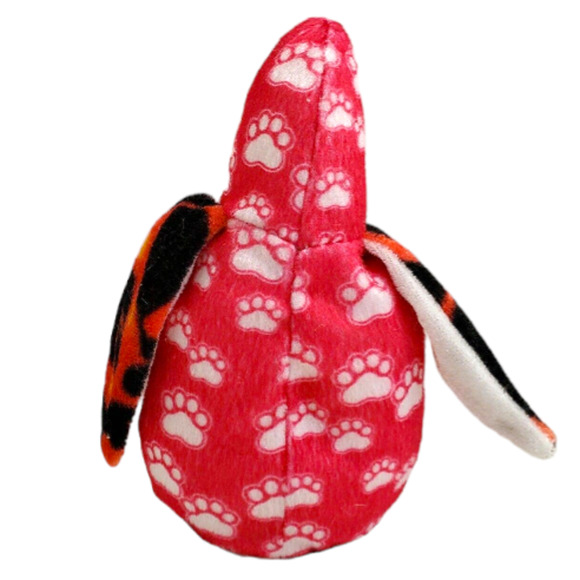 Kelly Toy Beanie Plush Colorful Parrot Paw Print Pattern - Picture 2 of 6